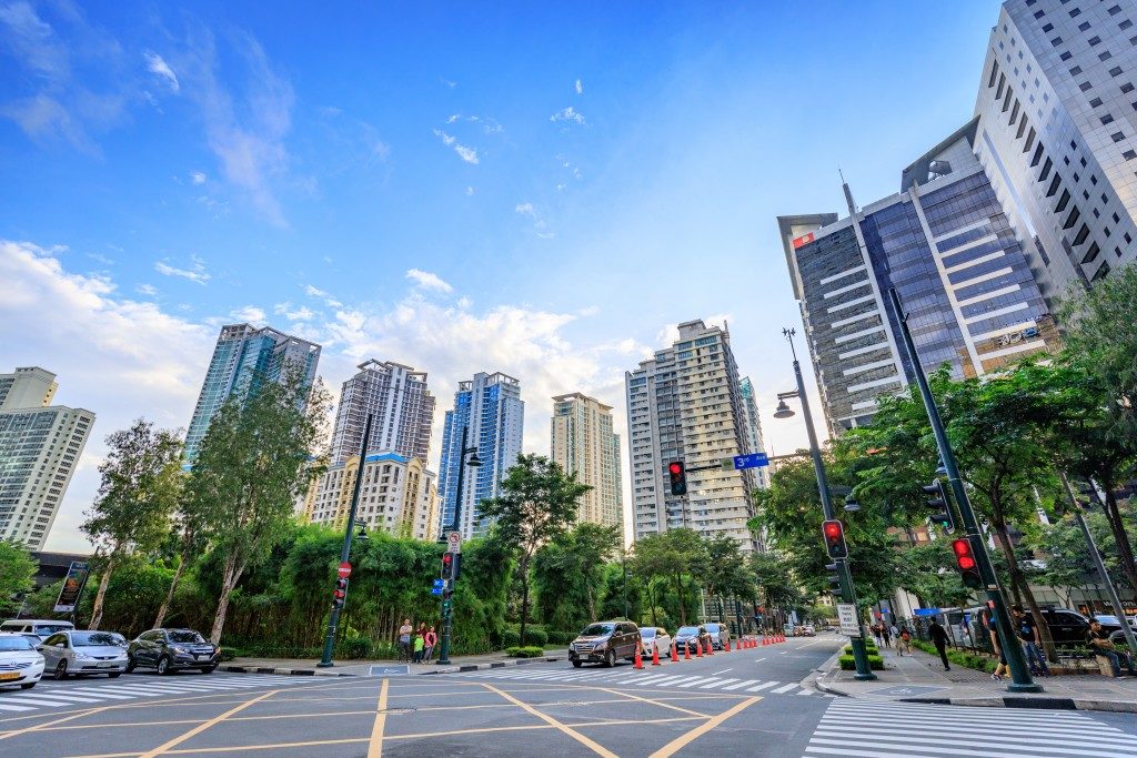 Buildings in a philippine city