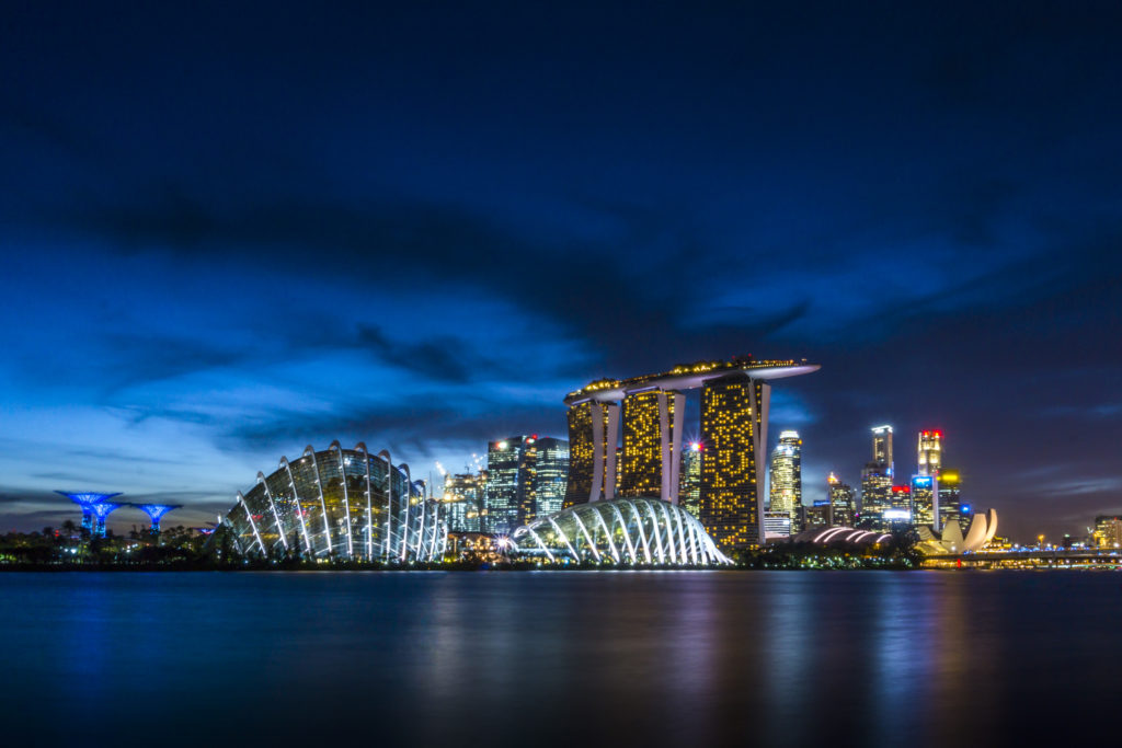 Singapore at night