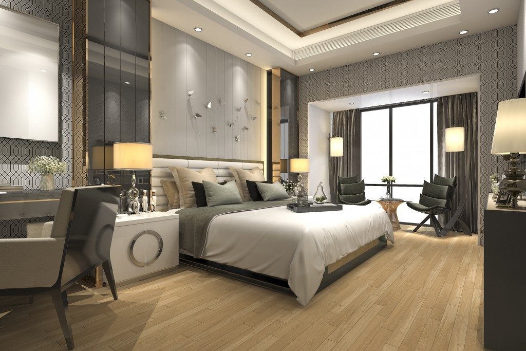 Modern luxury bedroom