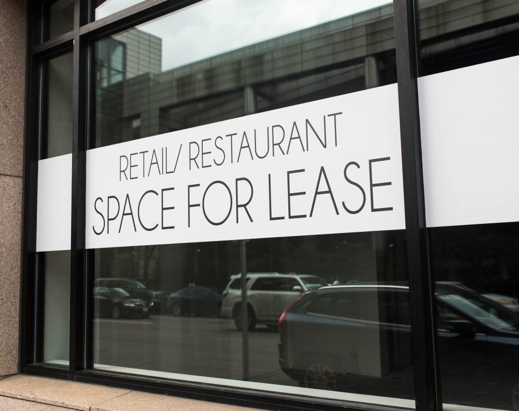 Real estate space for lease