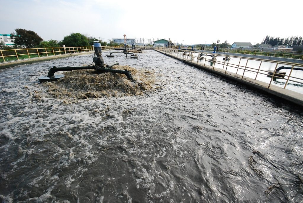 Water in dam