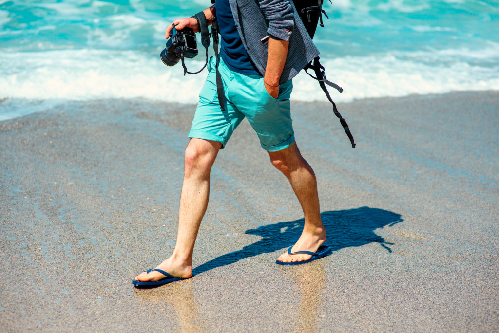 photographer at the beach